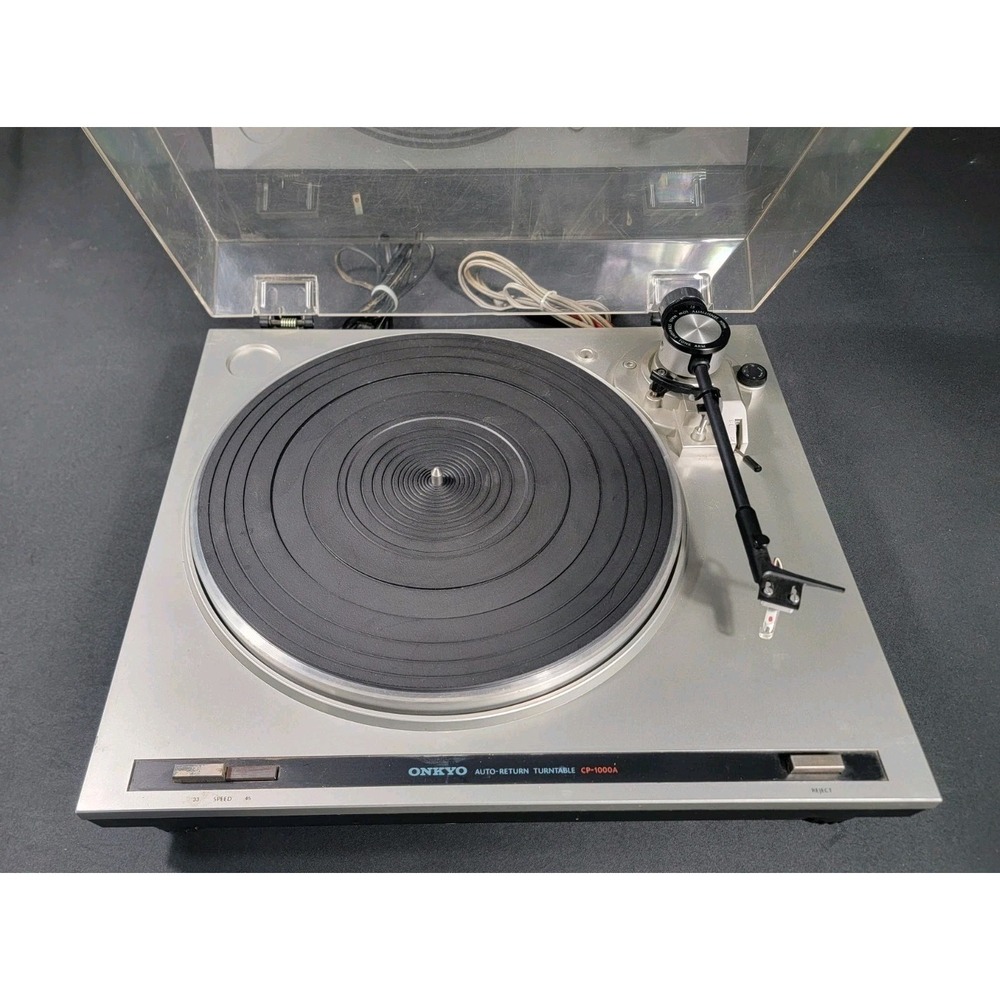 Onkyo CP 1000A Belt Drive Turntable *Parts Or Repair* W/ Manual‎